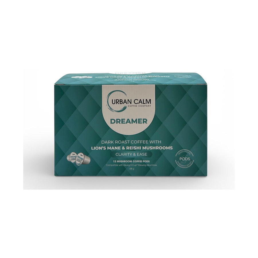 Dreamer Dark Roast – Mushroom Coffee K-Cups