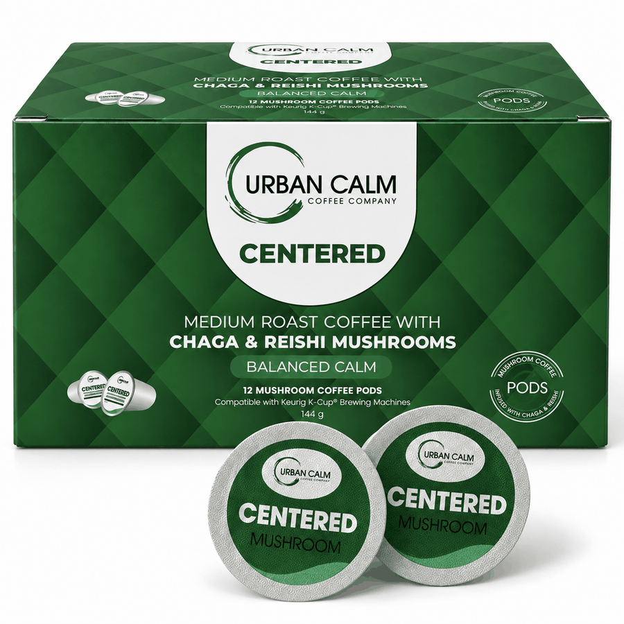 Centered Medium Roast – Mushroom Coffee K-Cups