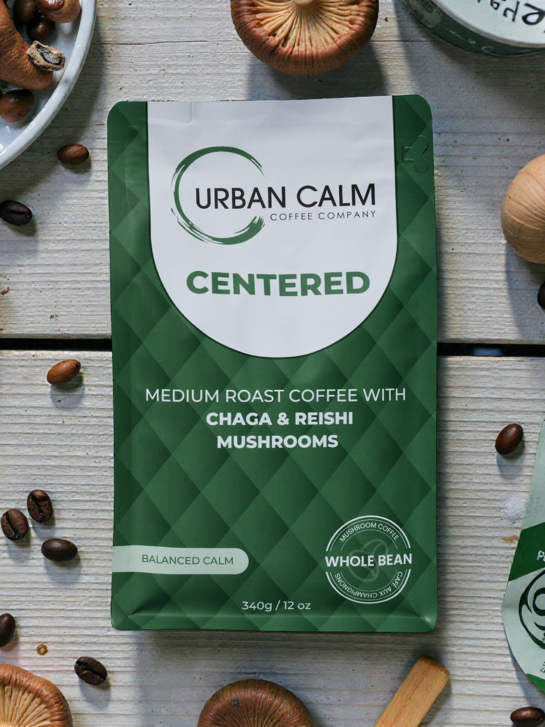 mushroom coffee made in canada and caffeine