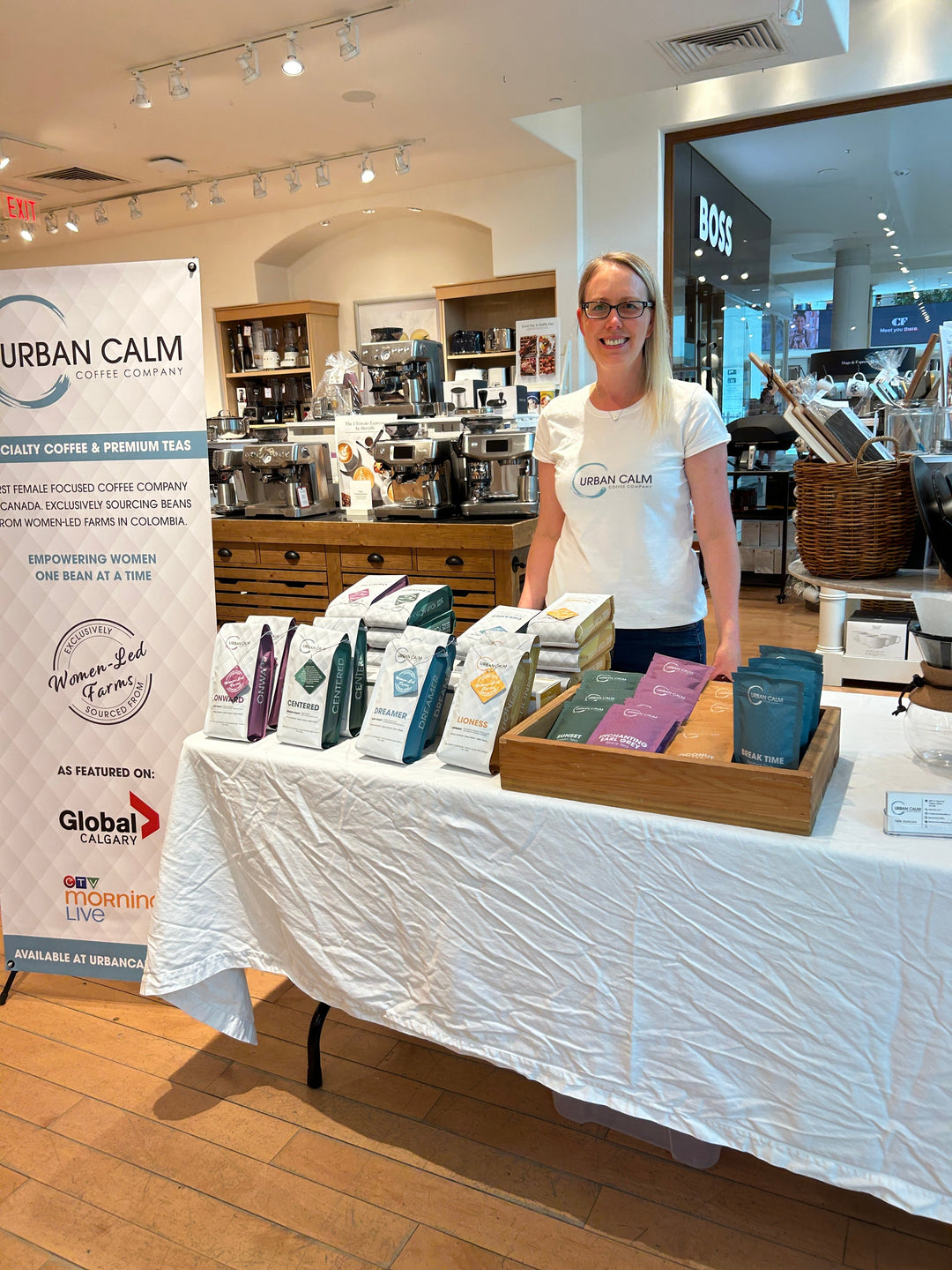 Coffee Sampling Event at Williams-Sonoma Chinook Centre - Urban Calm Coffee