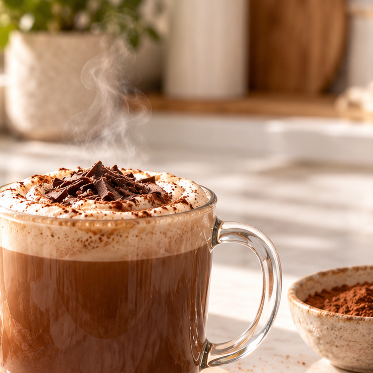 Dark roast mushroom coffee mocha