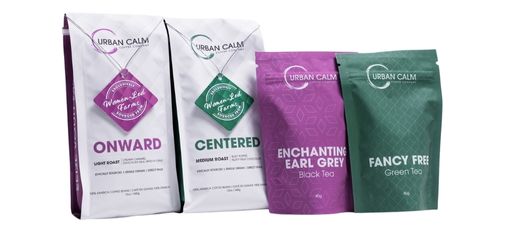 loose leaf tea and freshly roasted coffee