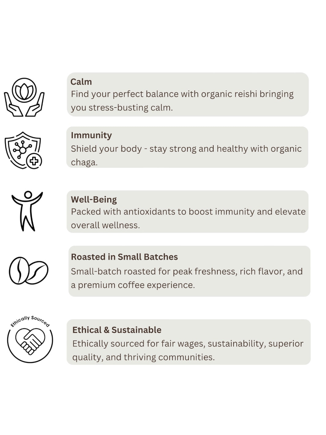 BALANCED CALM & IMMUNITY SUPPORT - MUSHROOM COFFEE