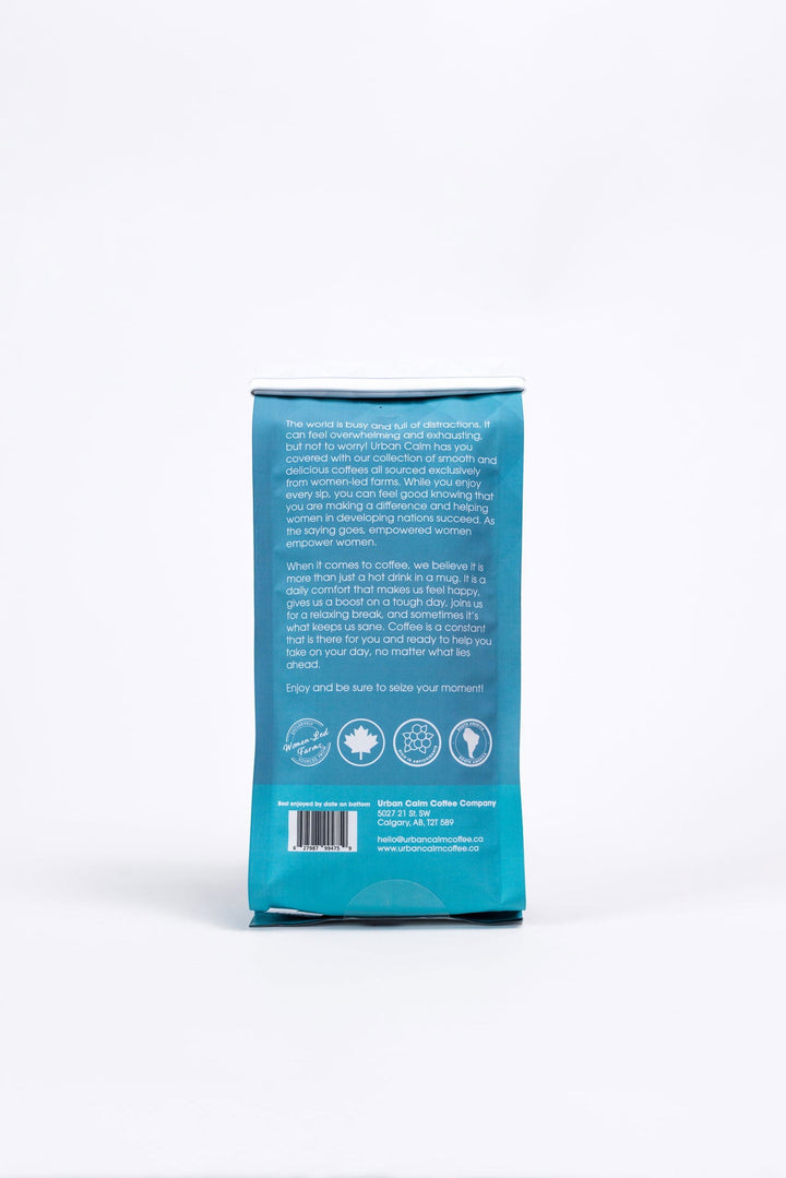 Urban Calm Dreamer Dark Roast regular coffee pouch, additional product view