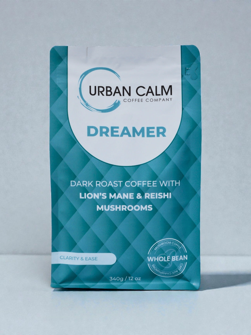 Dreamer Dark Roast Mushroom Coffee | Lion's Mane & Reishi | Urban