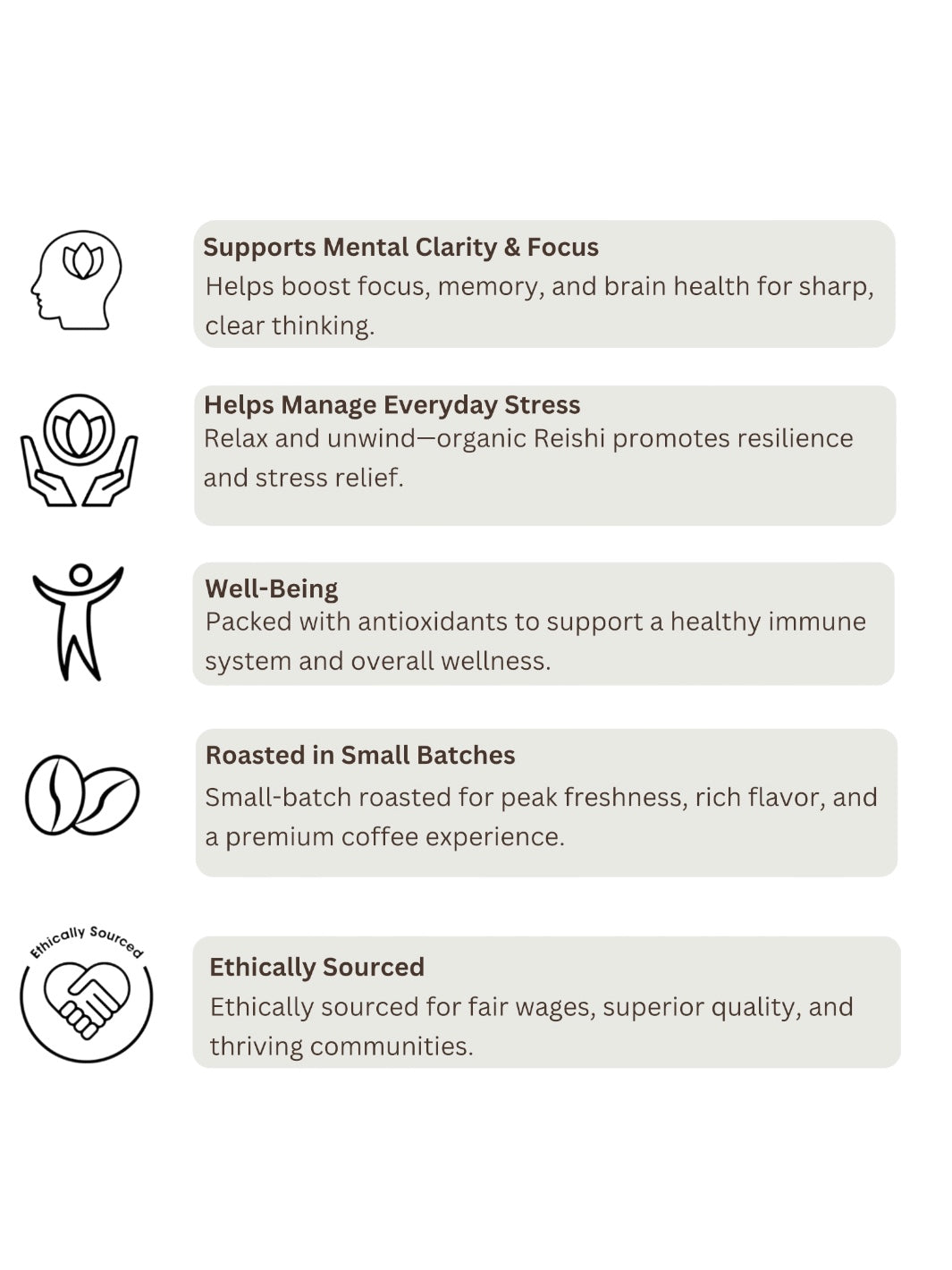 MENTAL CLARITY & STRESS RELIEF -  MUSHROOM COFFEE