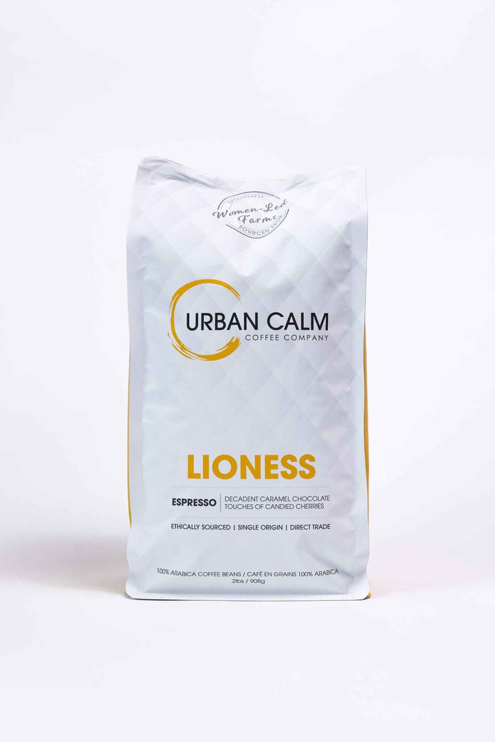 Lioness espresso regular coffee 2 lb whole bean bag