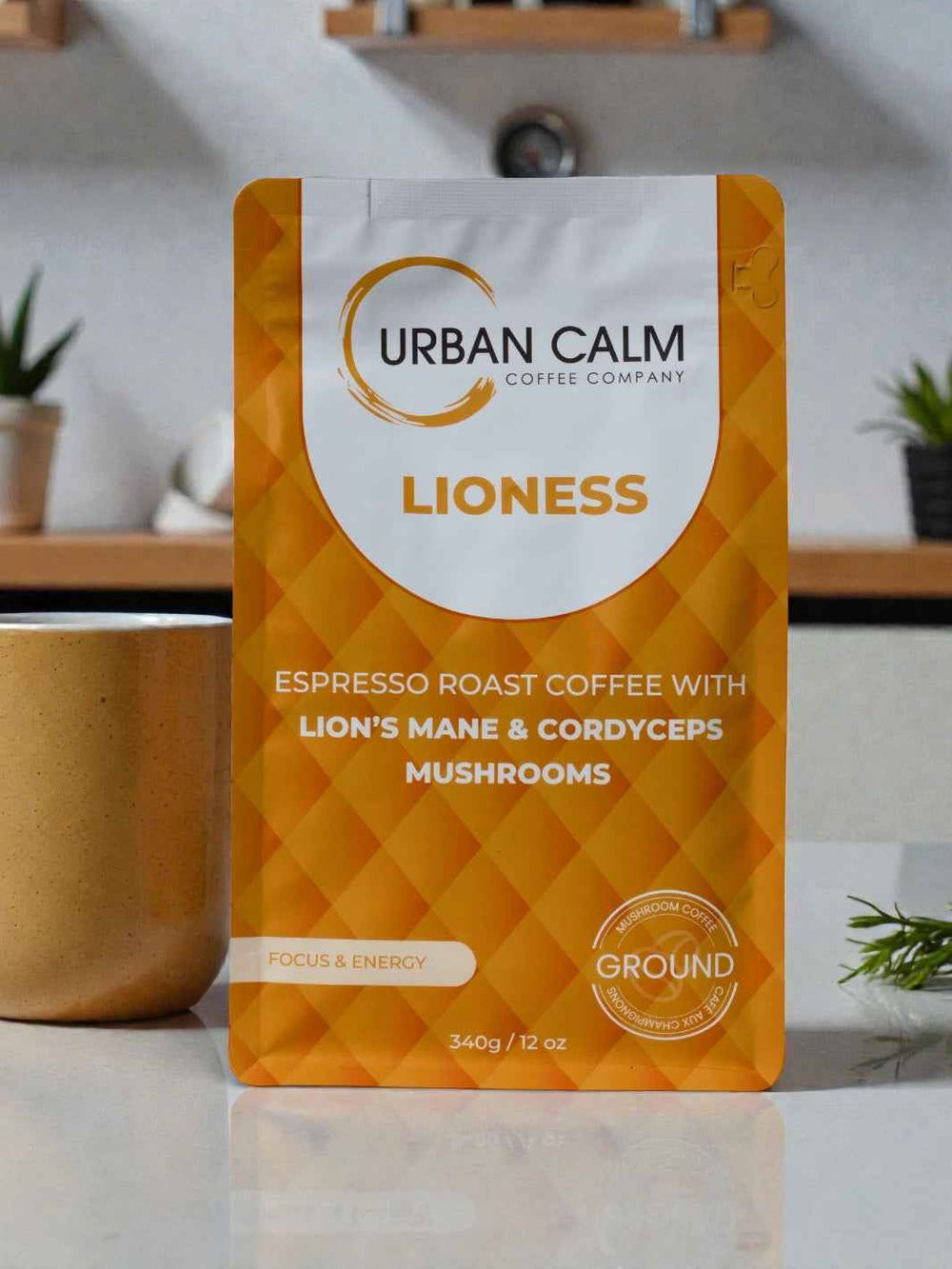 Lioness Espresso Mushroom Coffee | Lion's Mane & Cordyceps