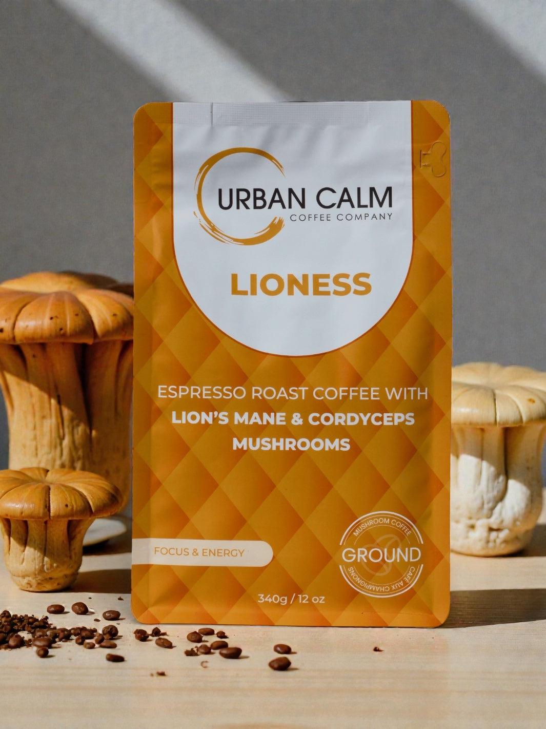 MENTAL FOCUS & ENERGY BOOST - MUSHROOM COFFEE