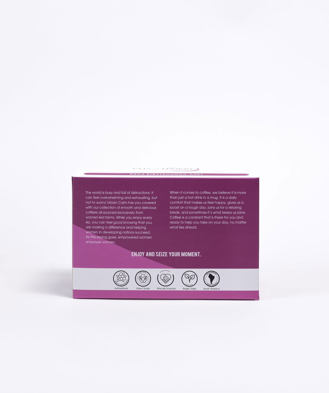 ONWARD LIGHT ROAST COFFEE - COMPOSTABLE SINGLE SERVE COFFEE PODS - urbancalmcoffee.ca