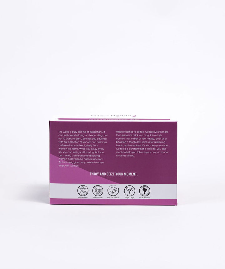 ONWARD LIGHT ROAST COFFEE - COMPOSTABLE SINGLE SERVE COFFEE PODS - urbancalmcoffee.ca