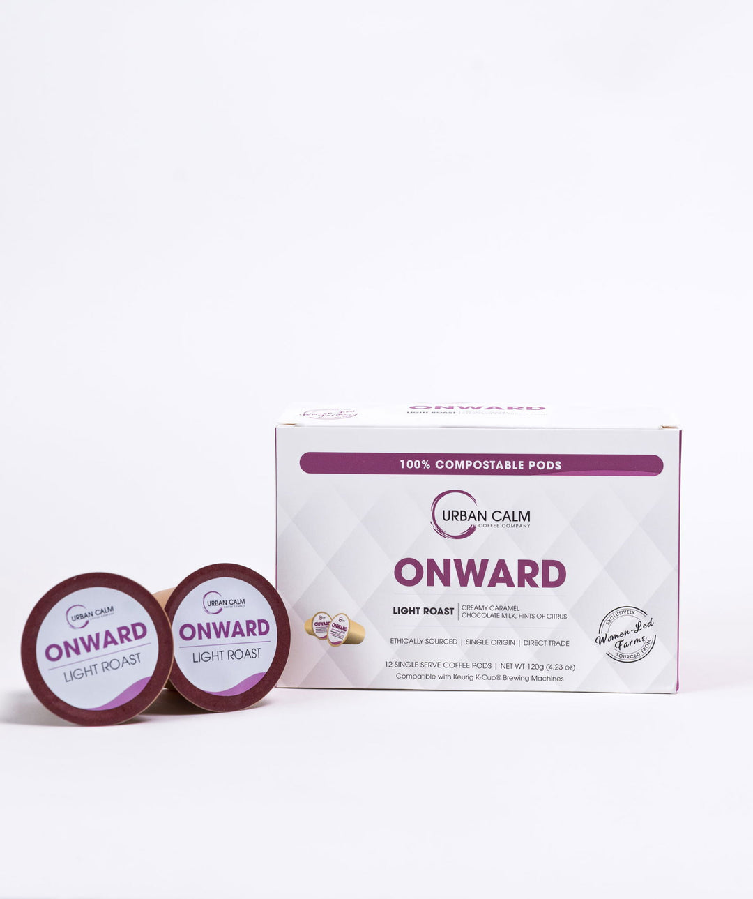 ONWARD LIGHT ROAST COFFEE - COMPOSTABLE SINGLE SERVE COFFEE PODS (WHOLESALE) - urbancalmcoffee.ca