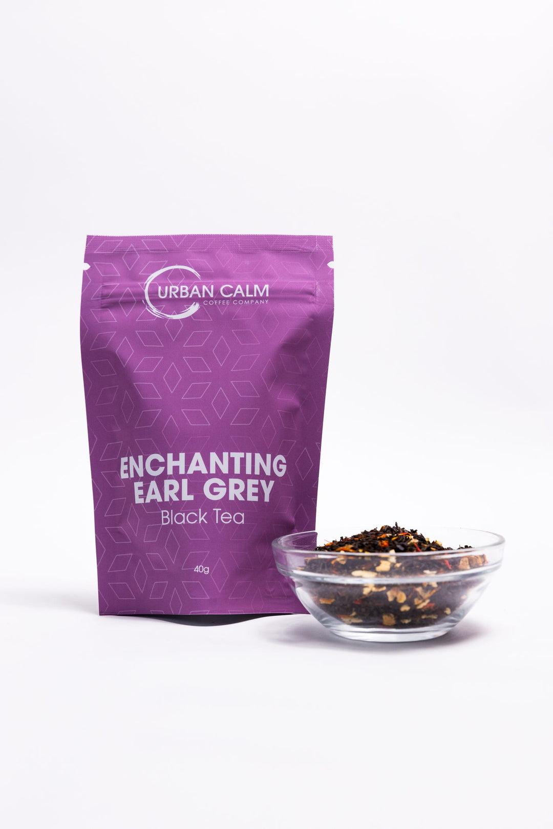 Enchanting Earl Grey loose leaf tea leaves by Urban Calm Coffee