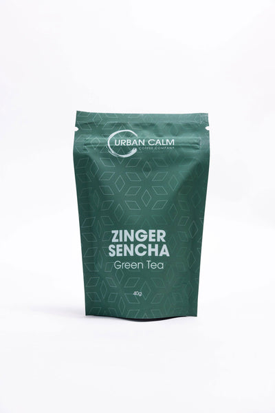 ZINGER SENCHA GREEN TEA - urbancalmcoffee.ca