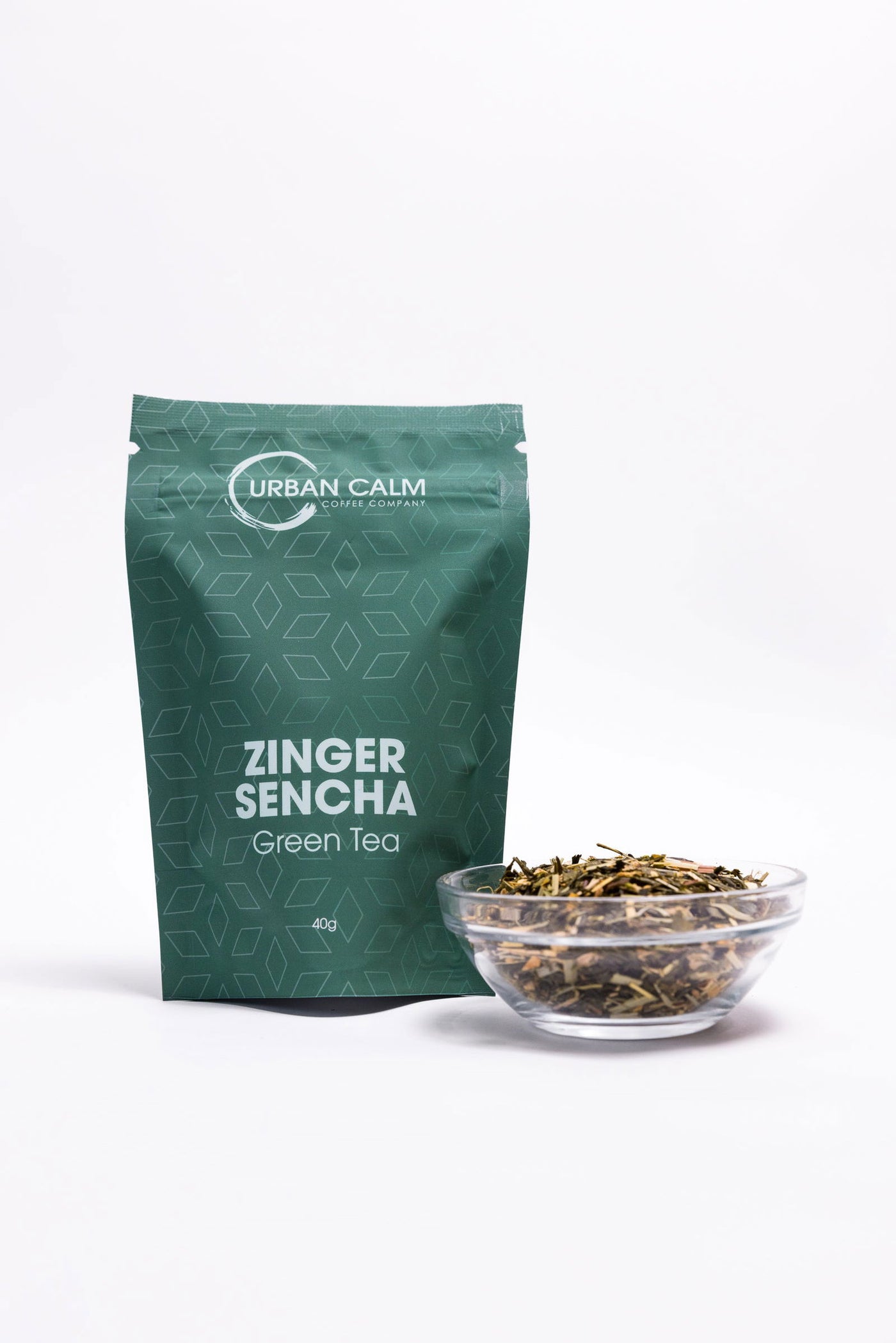 ZINGER SENCHA GREEN TEA - urbancalmcoffee.ca