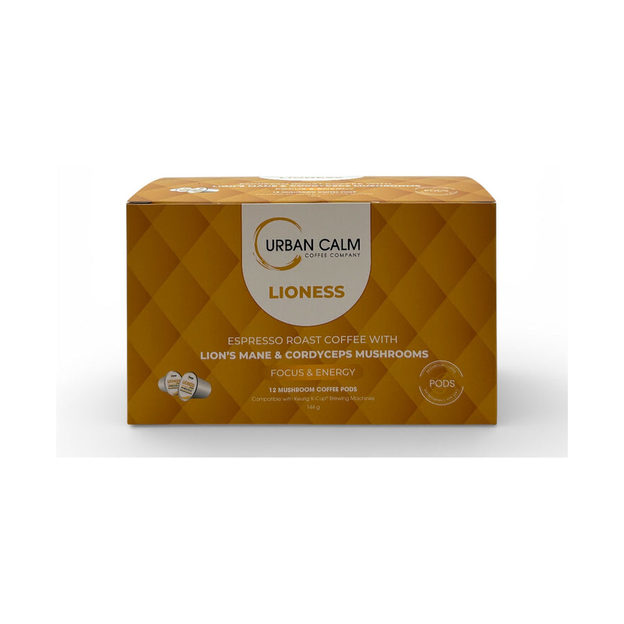 Lioness Espresso Roast – Mushroom Coffee K-Cups