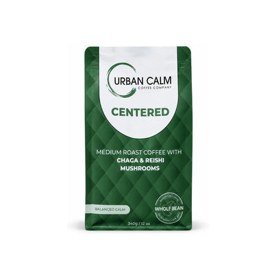 Centered Medium Roast Mushroom Coffee | Chaga & Reishi | Urban Calm Coffee