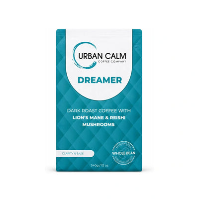 Dreamer Dark Roast Mushroom Coffee | Lion's Mane & Reishi | Urban Calm Coffee