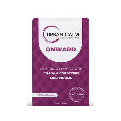 Onward Light Roast Mushroom Coffee | Chaga & Cordyceps | Urban Calm Coffee