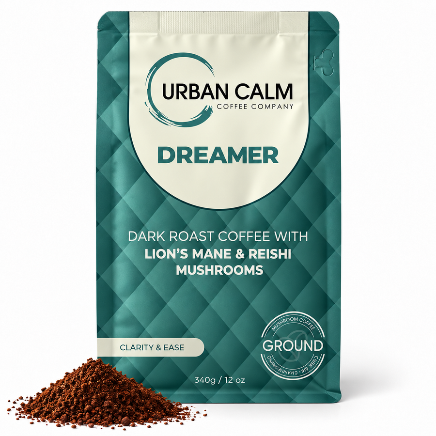 Dreamer Dark Roast – Mushroom Coffee