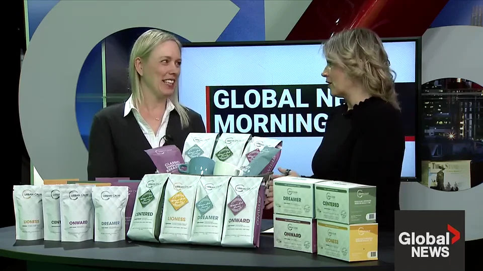 Tara Duncan of Urban Calm Coffee on Global News Calgary