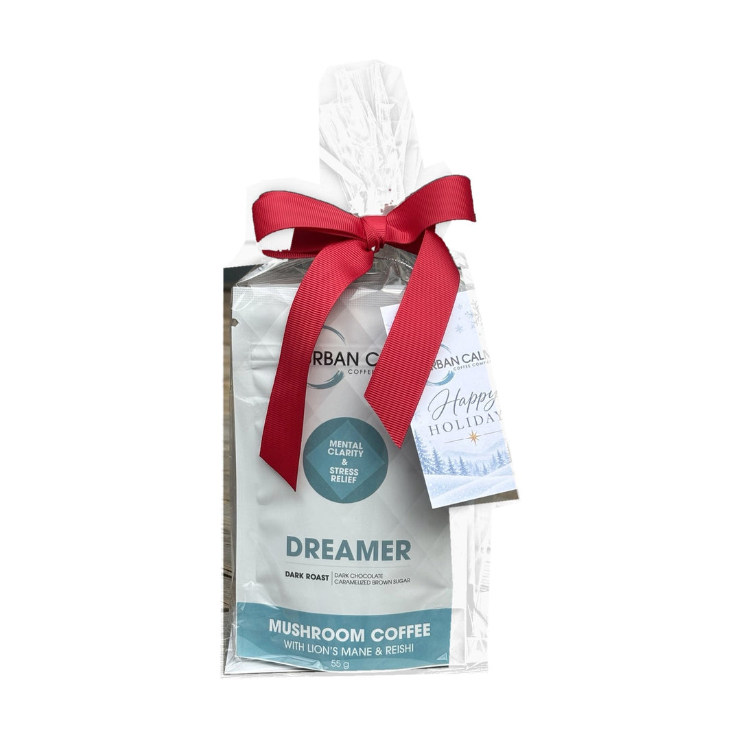 Urban Calm Mushroom Coffee Discovery Gift Set, original approved sampler photography